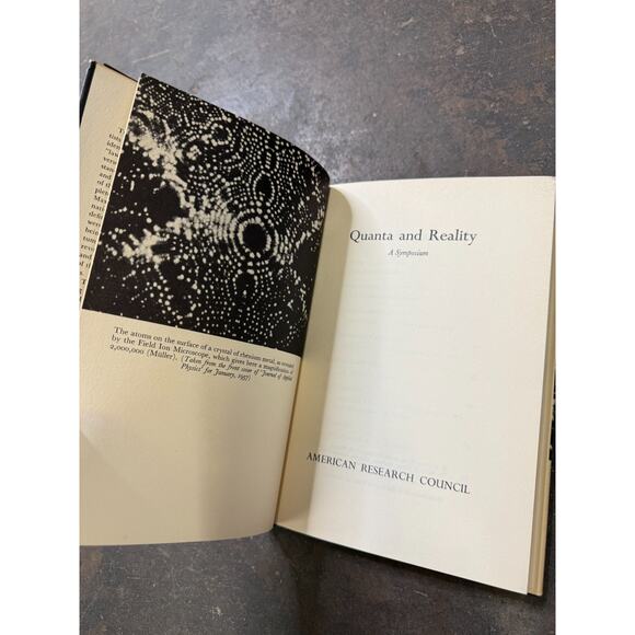 Quanta and Reality By Bohm Hesse HC/DJ Vintage 1962 Edition Metaphysical - Picture 6 of 7